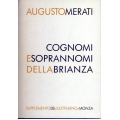 Augusto Merati - Cognomi e soprannomi della Brianza