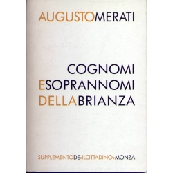 Augusto Merati - Cognomi e soprannomi della Brianza