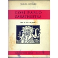 Federico Nietzsche - Così parlò Zarathustra Federico Nietzsche - Così parlò Zarathustra