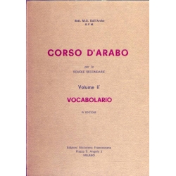 Dott. M.G. Dall'Arche O.F.M. - Corso d'Arabo per le scuole secondarie (Vocabolario)